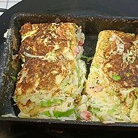 包菜鸡蛋三明治的做法图解7