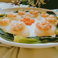 萝卜蒸虾仁#中粮我买，真实惠才是食力派#的做法图解12