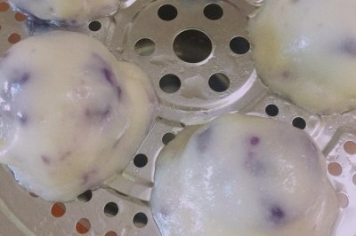 水晶紫薯糯米糍