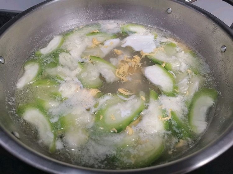 丝瓜蛋花汤的做法