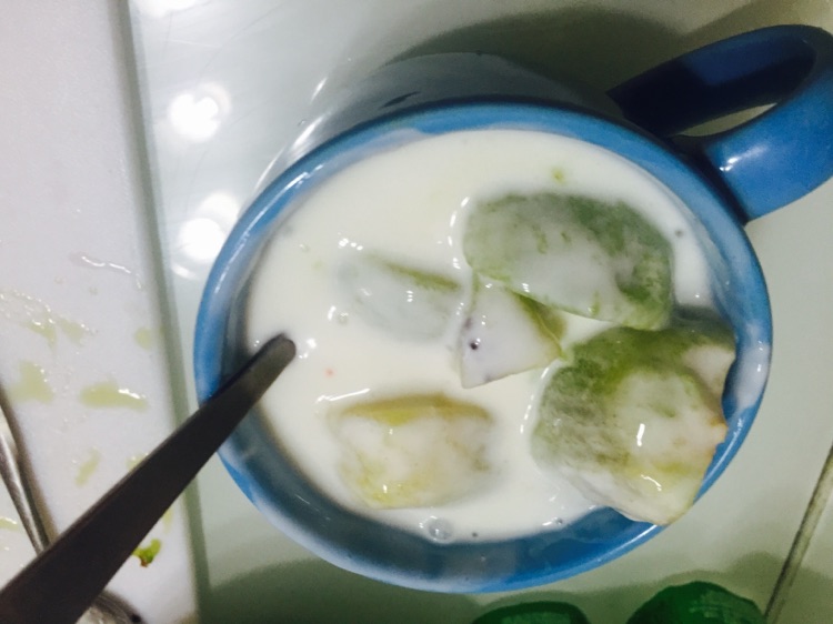 奇异果大果粒酸奶的做法图解4