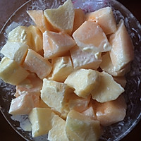 水果沙拉（苹果雪梨）＆（苹果哈蜜瓜）的做法图解2