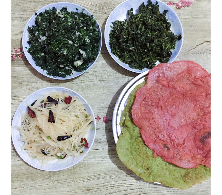 彩色煎饼的做法