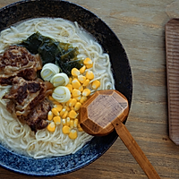[快厨房] 日式猪软骨拉面的做法图解10