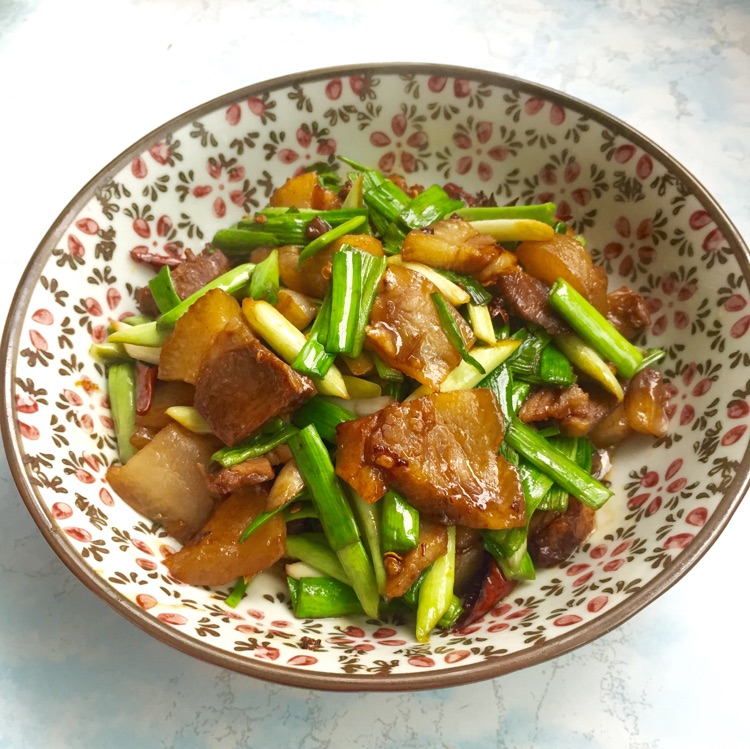 蒜苗猪头肉