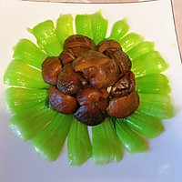蚝油香菇油菜的做法图解5