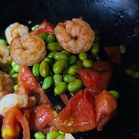 大虾段烧毛豆的做法图解8