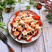 #秋天怎么吃#虾球杂蔬沙拉的做法图解8
