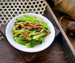 芹菜炒肉丝#中式减脂餐#的做法