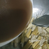 健康低脂金针菇卷豆皮的做法图解4