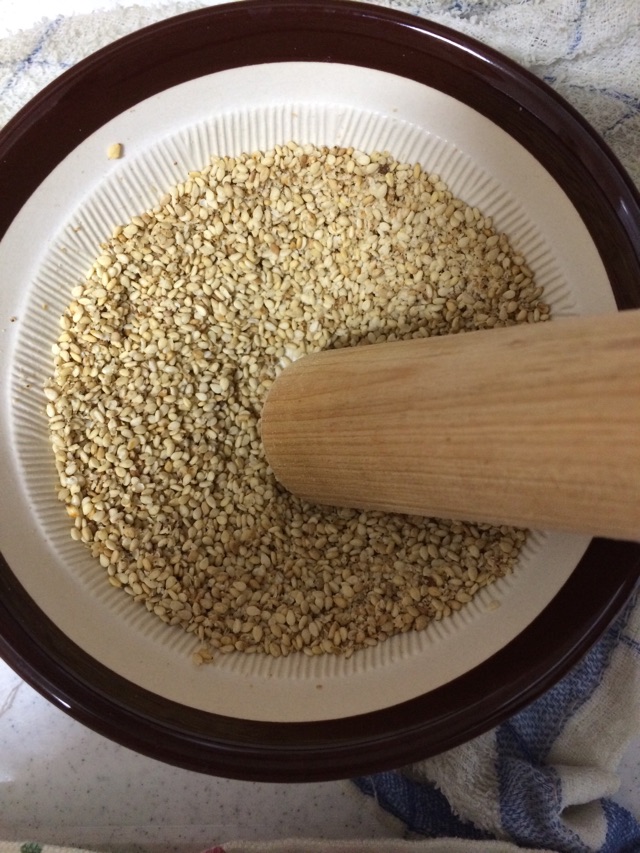 日式芝麻拌菠菜的做法图解7