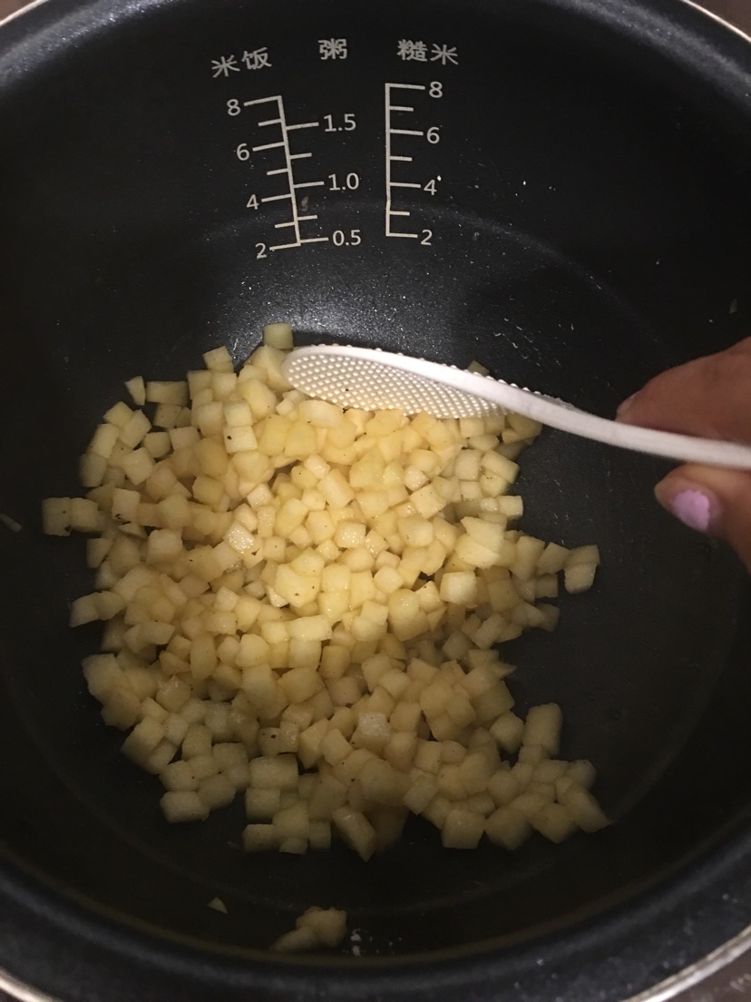 空气炸锅版迷你苹果派#熙悦食品低筋粉#的做法图解7