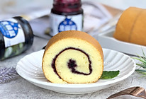 #炎夏消暑就吃「它」#蓝莓酱蛋糕卷的做法