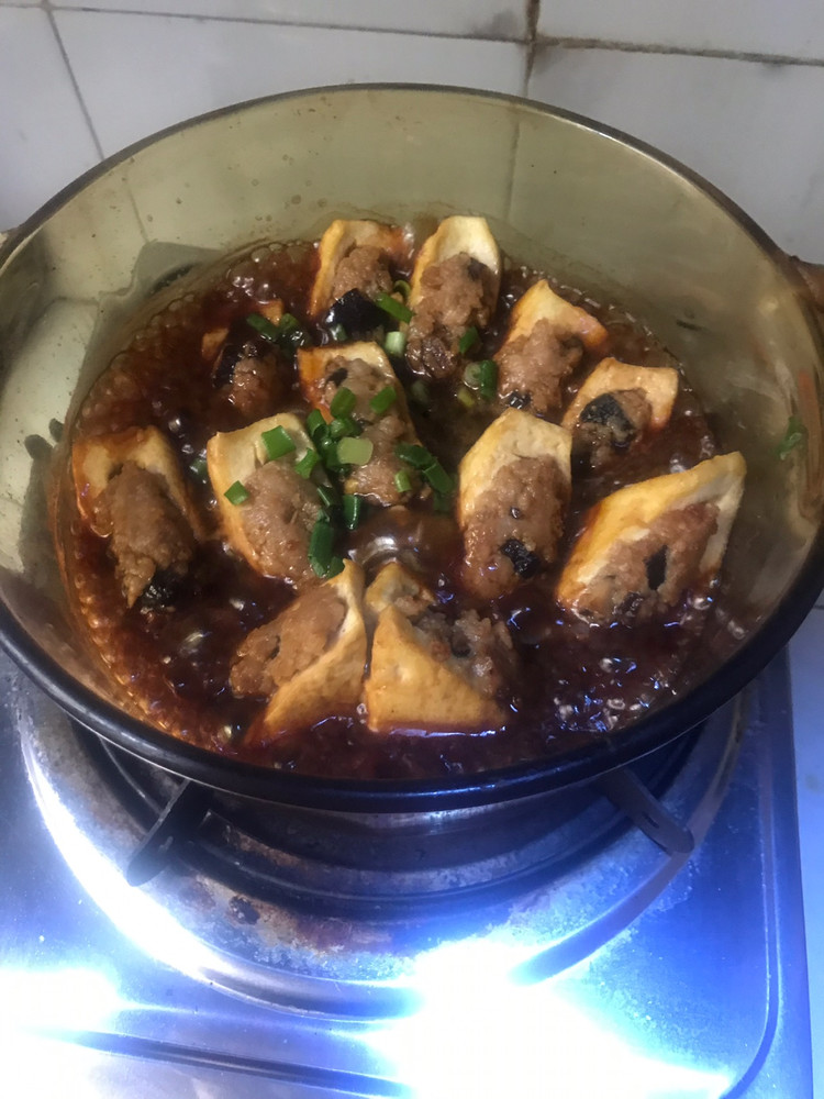 客家豆腐煲的做法