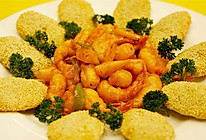 菠萝咕咾虾丨据说咕咾虾和烧饼更配哟【微体兔菜谱】的做法