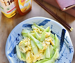 #鸡汁入家宴 感恩正当“食”#鸡汁瓜片鸡蛋的做法