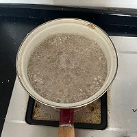 牛奶芝士抹茶西米冻的做法图解3