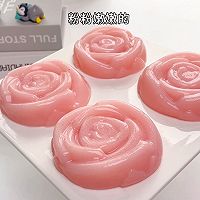 Duang~玫瑰奶冻布丁，简单好吃的做法图解5