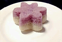 双色紫薯发糕的做法