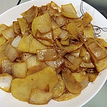 土豆炒洋葱