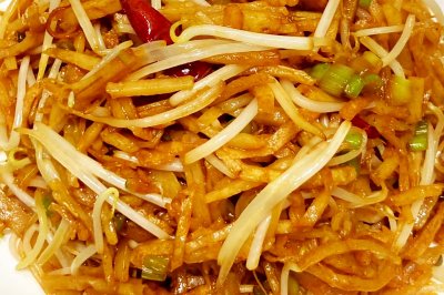 肉丝炒饼丝