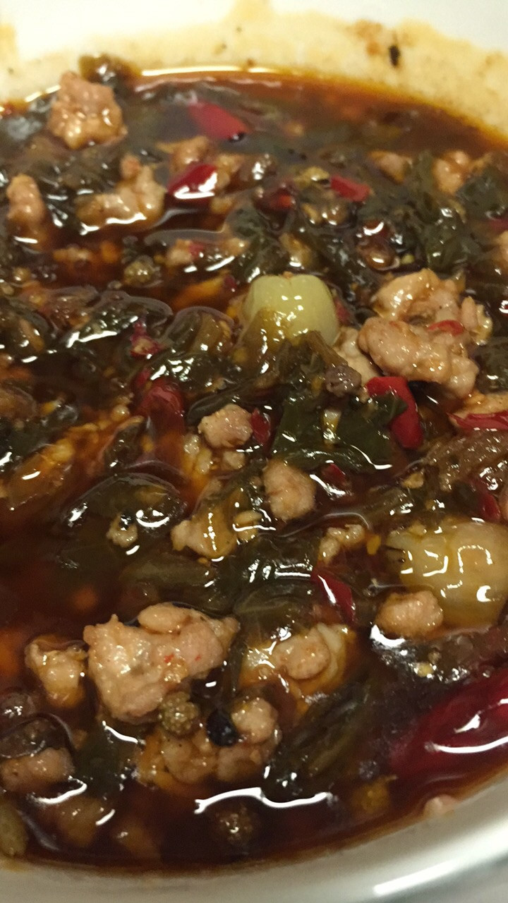 泡椒酸菜肉沫粉丝的做法