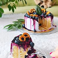#忽而夏至 清凉一夏#蓝莓柠檬蛋糕的做法图解5
