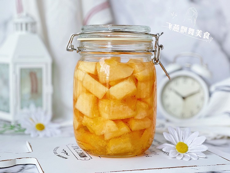 简单易学‼️自制蜜瓜果酒微醺清甜超好喝的做法
