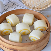 #憋在家里吃什么# 南瓜小花卷的做法图解11