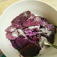 紫薯仙豆糕的做法图解2