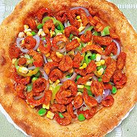 香辣小龙虾烤馕披萨的做法图解8
