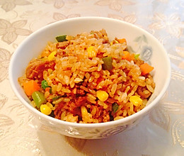 肥牛炒饭的做法