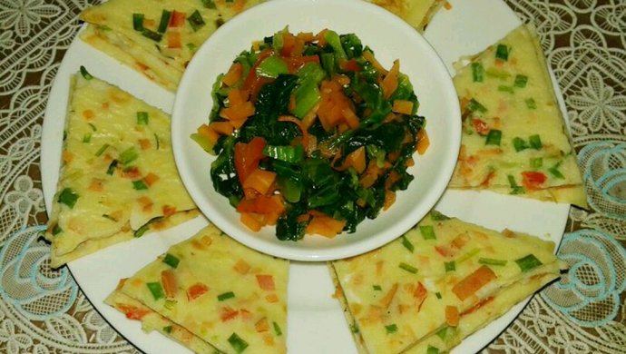 蔬菜鸡蛋小饼