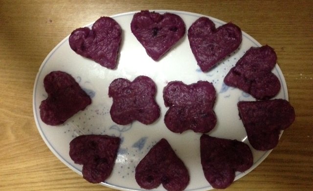 紫薯燕麦糯米饼