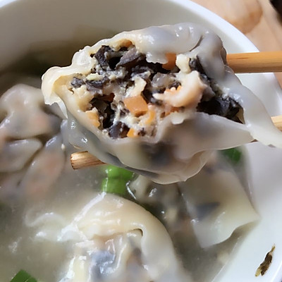 虾仁木耳馄饨