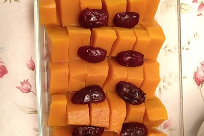 红枣南瓜蒸