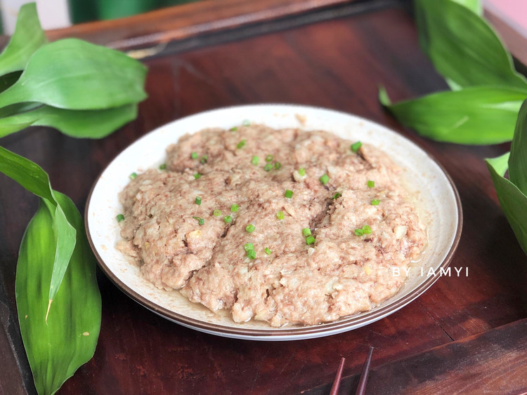 竹芋猪肉饼的做法