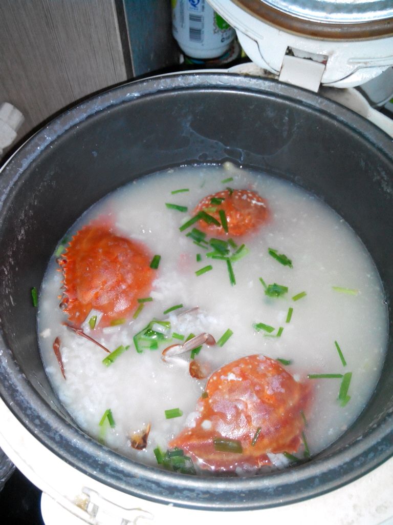 梭子蟹海鲜粥怎么做