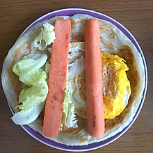 黛黛自制鸡蛋卷饼～
