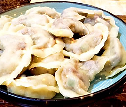 青菜杏鲍菇馅的素饺子的做法