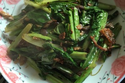 豆豉鲮鱼油麦菜