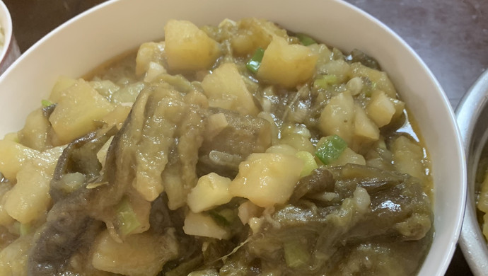 茄子炖土豆