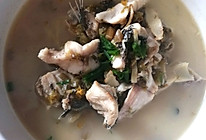 咸菜笋片黑鱼汤的做法