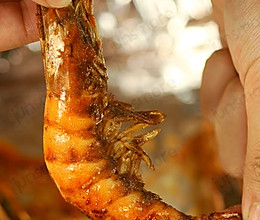 爽辣黑椒烤虾的做法