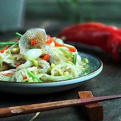 粤西风味----豆芽炒海蜇