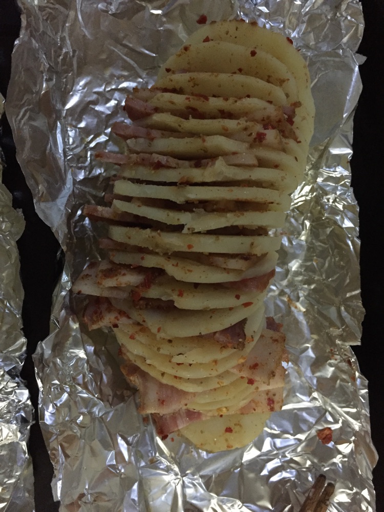 培根风琴土豆的做法图解6
