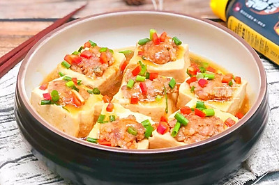 肉末酿豆腐