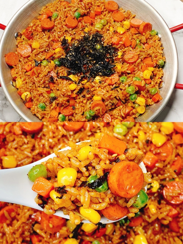 ㊙️解锁好吃到哭的剩米饭吃法！韩式炒饭