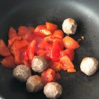 番茄肉丸意面的做法图解7