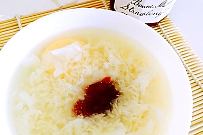 果香酒酿红枣鸡蛋糖水---简易早餐